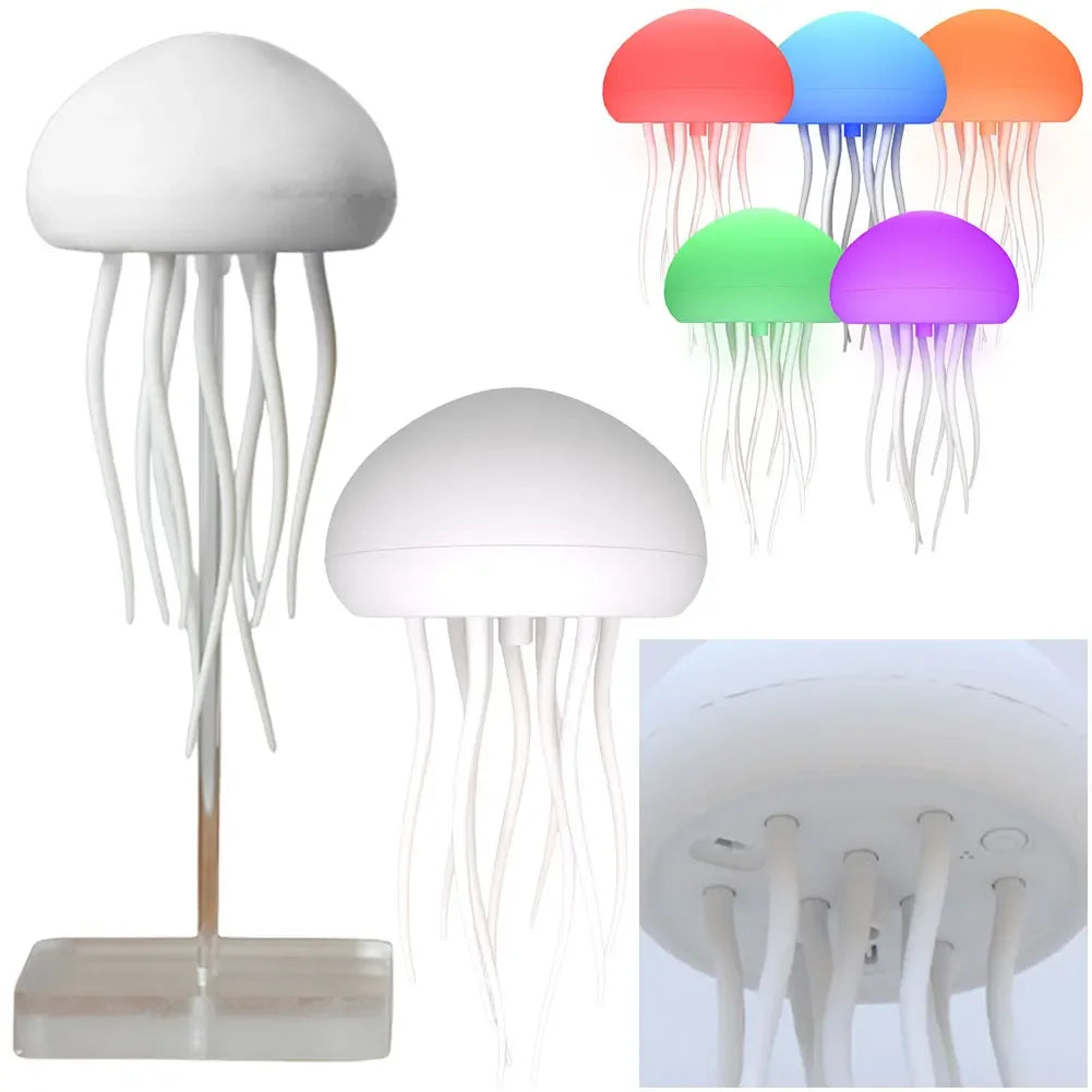 Cartoon Dancing Jellyfish Night Light RGB